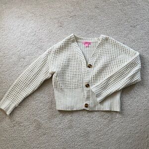 Say what? Dillards brand kids cardigan (Size L)